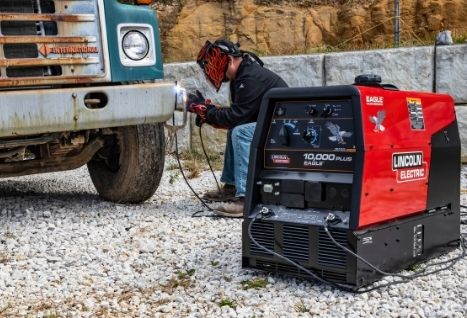 Lincoln Electric LE31MP MIG Welder with Multi Processes - Transformer, MIG,  Flux-Cored, Arc and TIG, 120V, 80-140 Amp Output, Model Number K3461-1