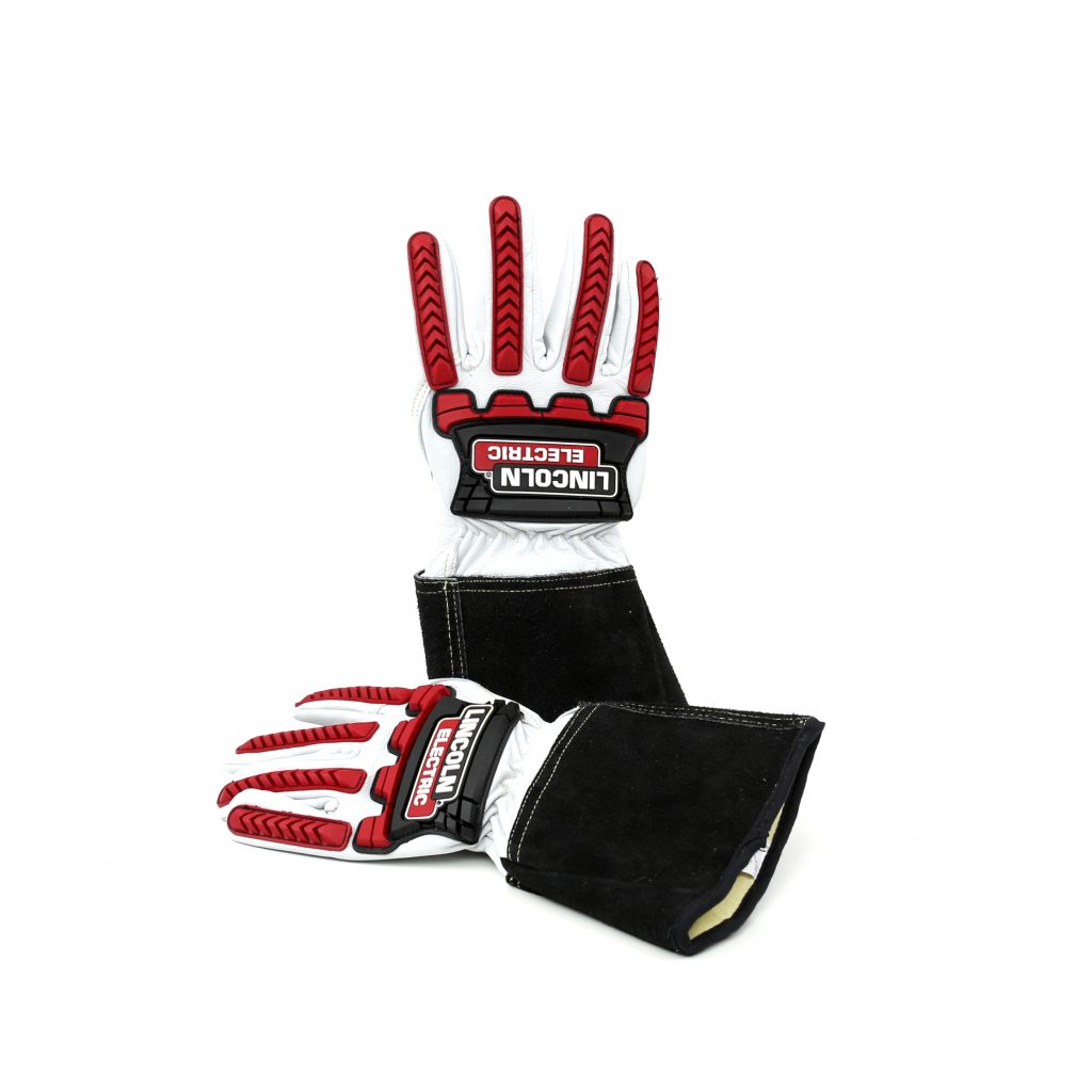 Lincoln Electric Cut Resistant Working Gloves, Leather, L