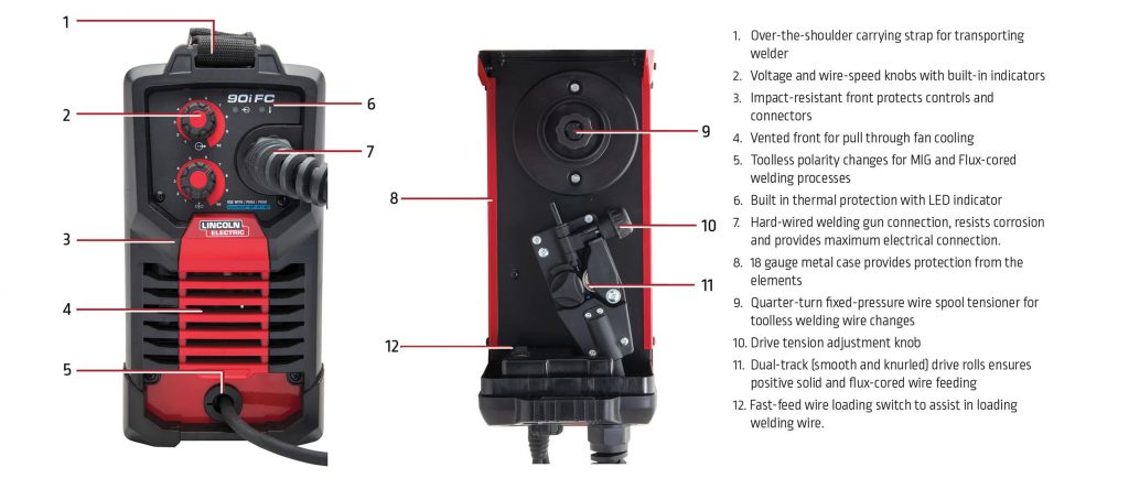 Lincoln Electric Weld-Pak 90i FC Flux-Cored Welder