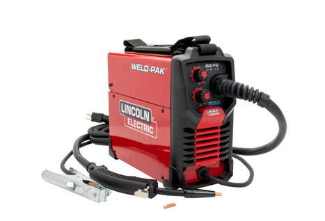  Lincoln Electric 90i FC Flux Core Wire Feed Weld-PAK Soldador,  máquina de soldadura de 120 V, portátil con correa de hombro, funda  protectora de metal, mejor para trabajos pequeños, K5255-1 